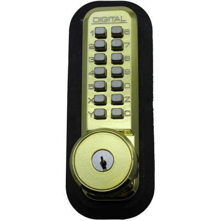 A large image of the Lockey 2210DCKO Bright Brass
