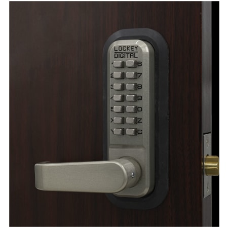 A large image of the Lockey 2835DC Satin Nickel