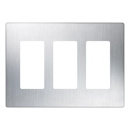 A large image of the Lutron CW-3 Stainless Steel