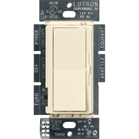 A large image of the Lutron DVCL-153P Almond