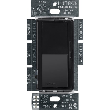 A large image of the Lutron DVCL-153P Black