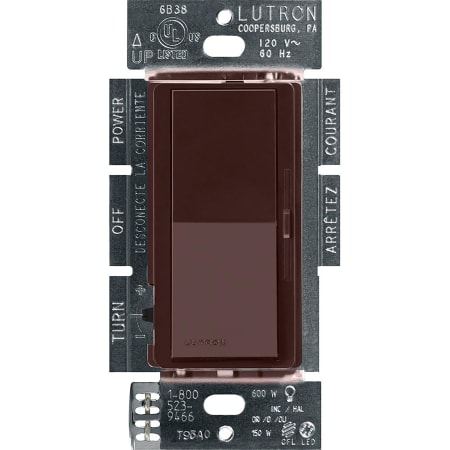 A large image of the Lutron DVCL-153P Brown