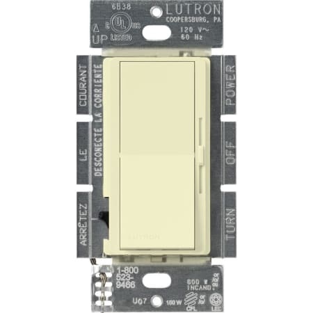 A large image of the Lutron DVCL-253P Almond