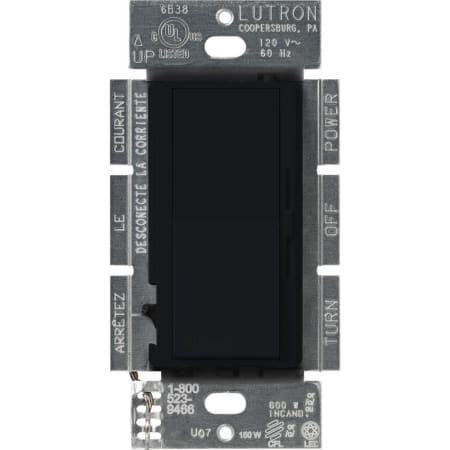 A large image of the Lutron DVCL-253P Black