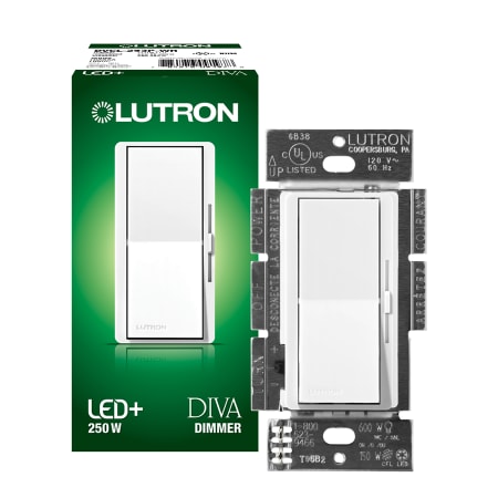 A large image of the Lutron DVCL-253P White