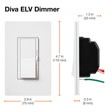A large image of the Lutron DVELV-300P Alternate Image