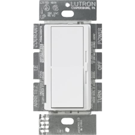 A large image of the Lutron DVF-103P White