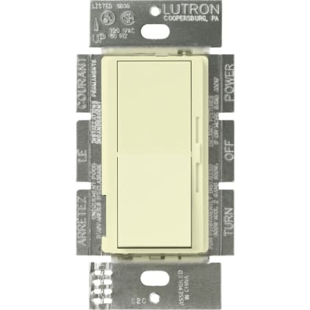 A large image of the Lutron DVLV-103P Almond