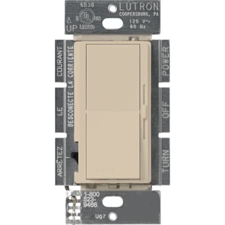 A large image of the Lutron DV-10P Taupe