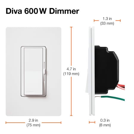 A large image of the Lutron DVW-603PH Alternate Image