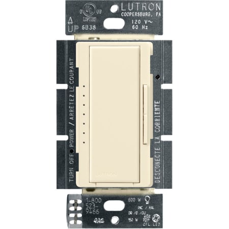 A large image of the Lutron MACL-153M Almond