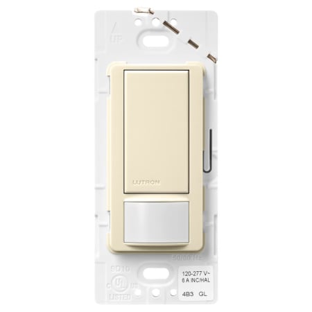 A large image of the Lutron MS-OPS6M2-DV Almond