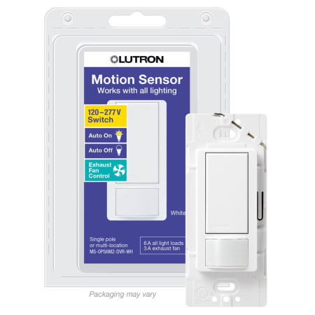 A large image of the Lutron MS-OPS6M2-DV White