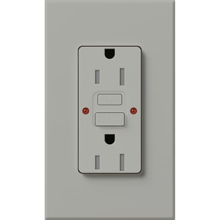 A large image of the Lutron NTR-15-GFST Gray