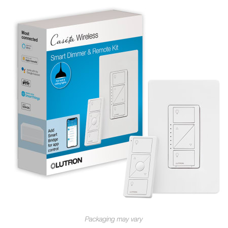 A large image of the Lutron P-PKG1W-WH-R White