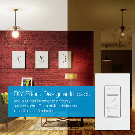 A large image of the Lutron P-PKG1W-WH-R Alternate Image