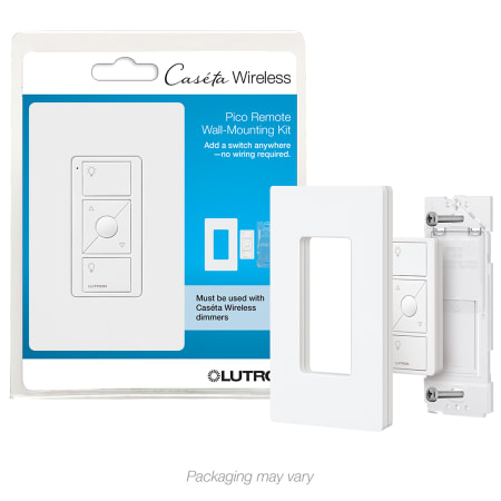 A large image of the Lutron PJ2-WALL-WH-L01 White