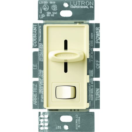 A large image of the Lutron S-103P Almond