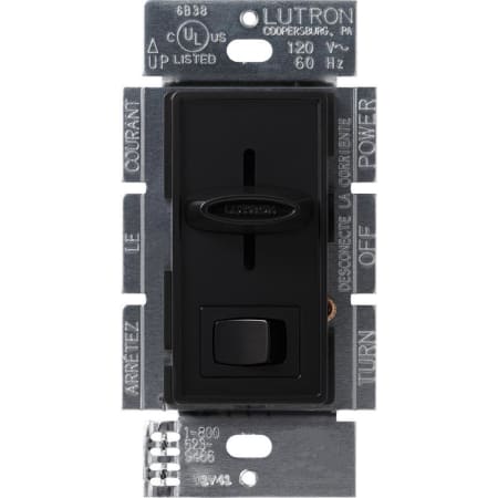 A large image of the Lutron S-103P Black