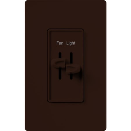 A large image of the Lutron S2-LF Brown