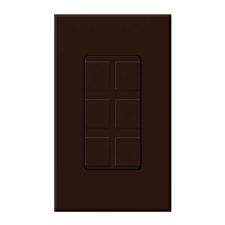 A large image of the Lutron NT-6PF Brown