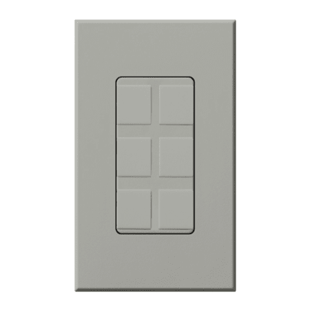 A large image of the Lutron NT-6PF Gray