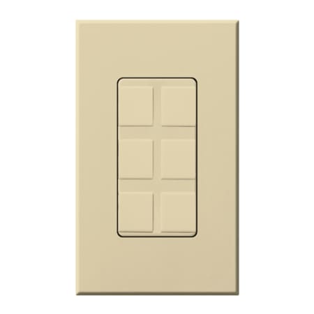 A large image of the Lutron NT-6PF Ivory