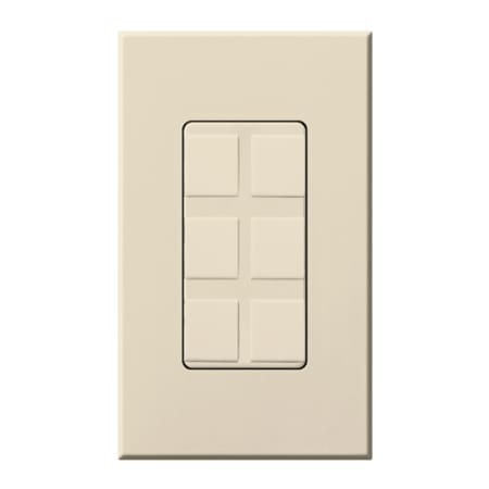 A large image of the Lutron NT-6PF Light Almond