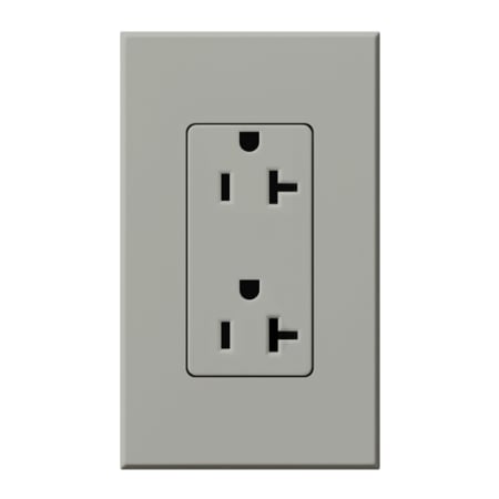 A large image of the Lutron NTR-20 Gray