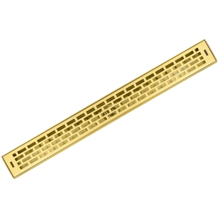 A large image of the LUXE Linear Drains SW-36 Champagne