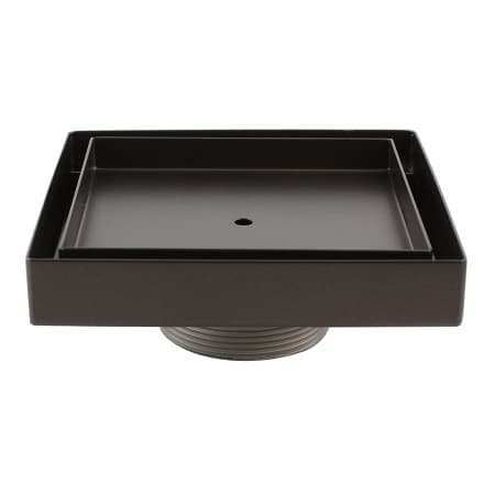 A large image of the LUXE Linear Drains TI-55-2 Oil Rubbed Bronze