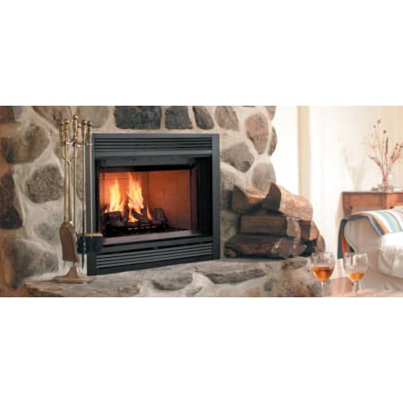 Majestic Sa42c Black 42 Wide Heat Circulating Built In Wood