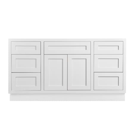 A large image of the Maplevilles Cabinetry VSD6021FS Snow White