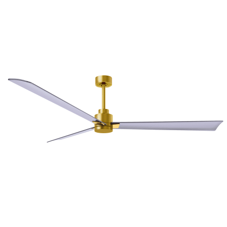 A large image of the Matthews Fan Company AK-72 Brushed Brass / Brushed Nickel