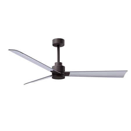 A large image of the Matthews Fan Company AK-56 Textured Bronze / Brushed Nickel