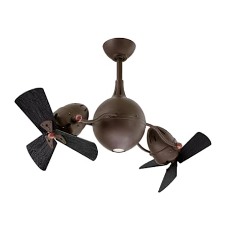 A large image of the Matthews Fan Company AQ Textured Bronze / Matte Black