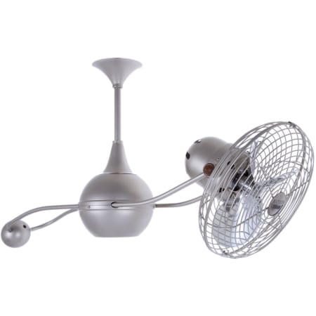 A large image of the Matthews Fan Company B2K-MTL Brushed Nickel (Damp Location)