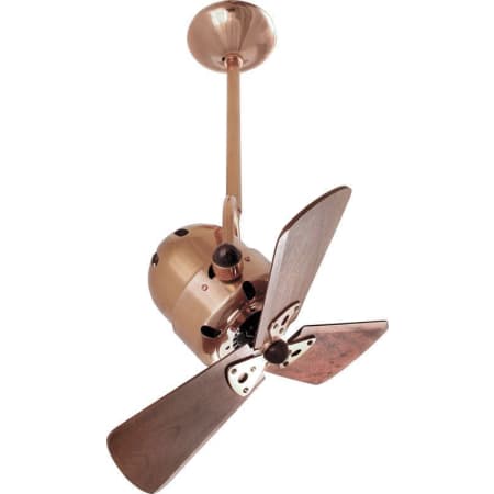 A large image of the Matthews Fan Company BD-WD Polished Copper