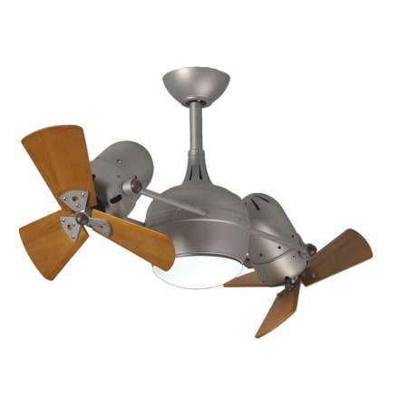 A large image of the Matthews Fan Company DGLK-WD Brushed Nickel