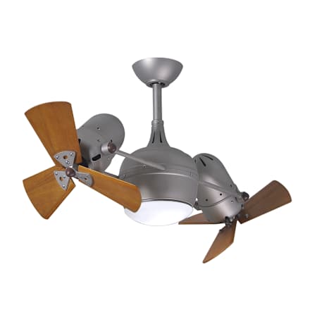A large image of the Matthews Fan Company DGLK-WD Brushed Nickel