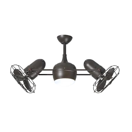 A large image of the Matthews Fan Company DGLK-MTL Textured Bronze