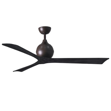 A large image of the Matthews Fan Company IR3-60 Textured Bronze / Matte Black