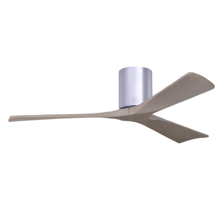 A large image of the Matthews Fan Company IR3H-52 Brushed Nickel / Gray Ash
