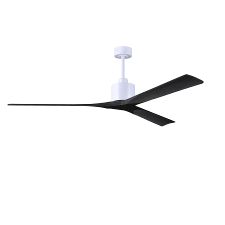 A large image of the Matthews Fan Company NKXL-MWH-72 Matte White / Matte Black