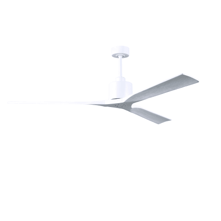 A large image of the Matthews Fan Company NKXL-MWH-72 Matte White / Matte White