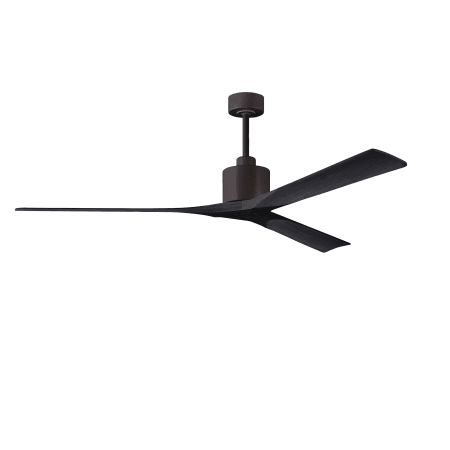 A large image of the Matthews Fan Company NKXL-TB-72 Textured Bronze / Matte Black