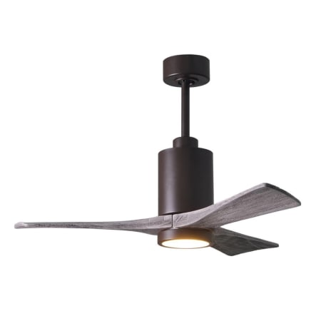 A large image of the Matthews Fan Company PA3-42 Textured Bronze / Barn Wood Tone