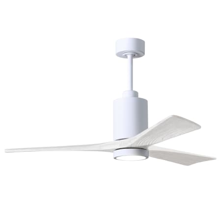 A large image of the Matthews Fan Company PA3-52 Gloss White / Matte White