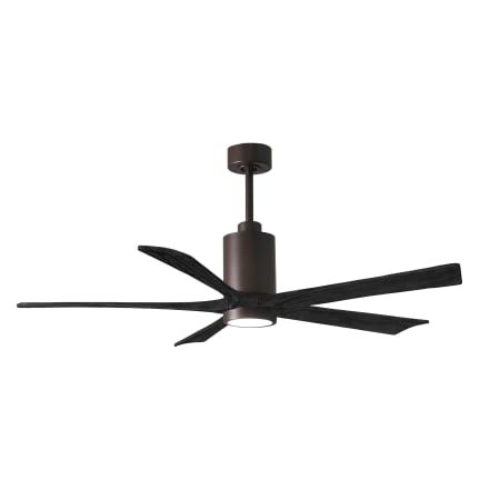 A large image of the Matthews Fan Company PA5-60 Textured Bronze / Matte Black