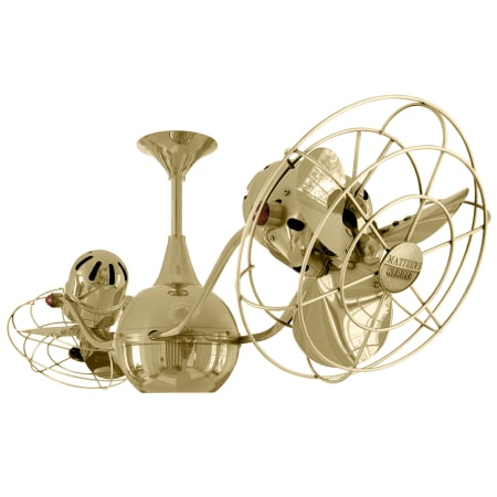 A large image of the Matthews Fan Company VB-MTL Polished Brass